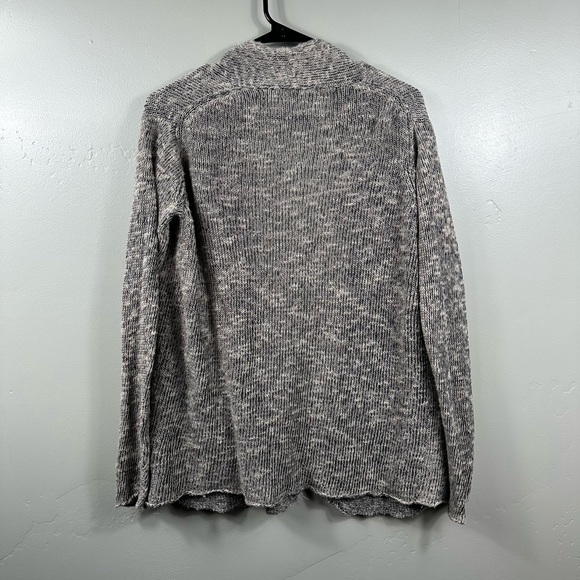 Eileen Fisher Linen Cardigan Sweater Size Small in Grey - Picture 2 of 4